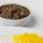 چلو قرمه سبزی